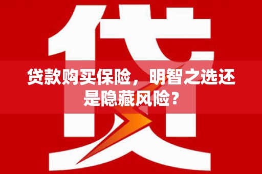 台西贷款购买保险，明智之选还是隐藏风险？