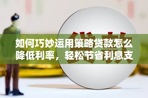 台西如何巧妙运用策略贷款怎么降低利率，轻松节省利息支出