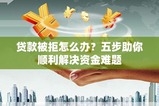 台西贷款被拒怎么办？五步助你顺利解决资金难题