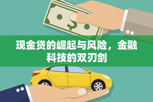 台西现金贷的崛起与风险，金融科技的双刃剑
