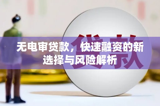 台西无电审贷款，快速融资的新选择与风险解析