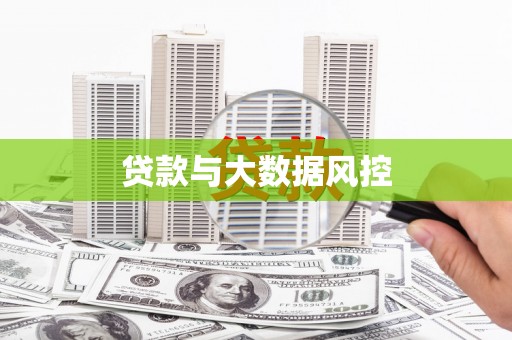 台西贷款与大数据风控