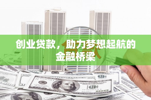 台西创业贷款，助力梦想起航的金融桥梁