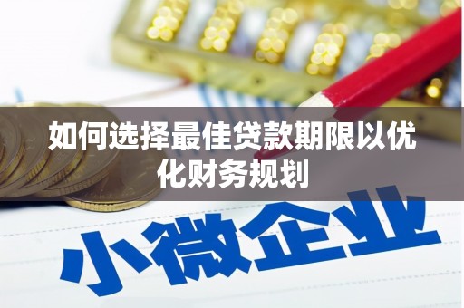 台西如何选择最佳贷款期限以优化财务规划