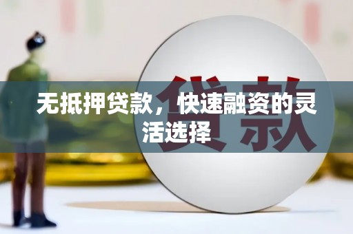 台西无抵押贷款，快速融资的灵活选择