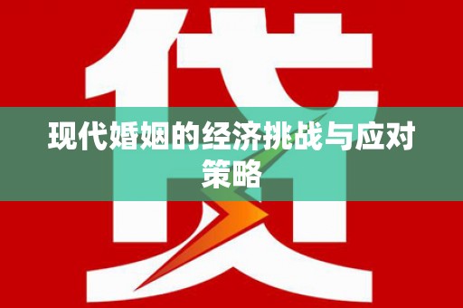台西现代婚姻的经济挑战与应对策略