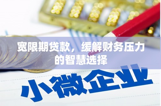 台西宽限期贷款，缓解财务压力的智慧选择