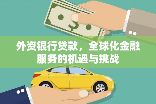 台西外资银行贷款，全球化金融服务的机遇与挑战