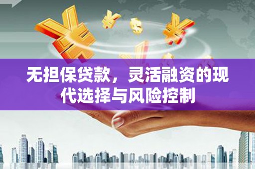 台西无担保贷款，灵活融资的现代选择与风险控制