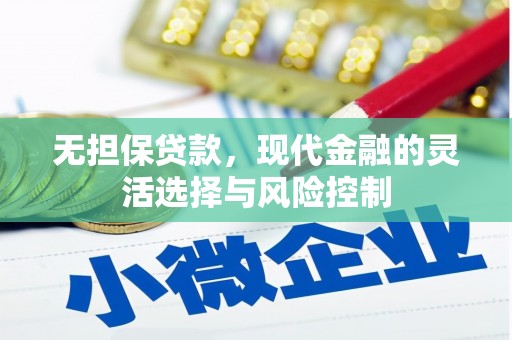台西无担保贷款，现代金融的灵活选择与风险控制