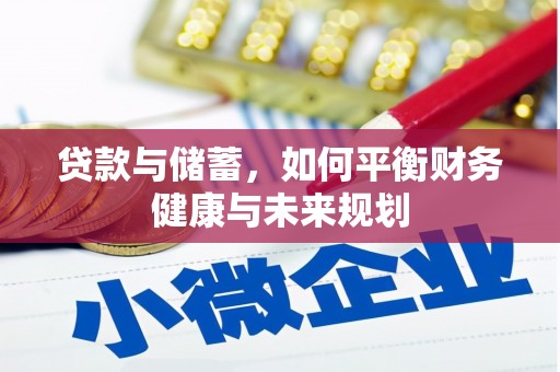 台西贷款与储蓄，如何平衡财务健康与未来规划