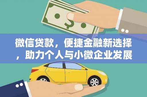 台西微信贷款，便捷金融新选择，助力个人与小微企业发展