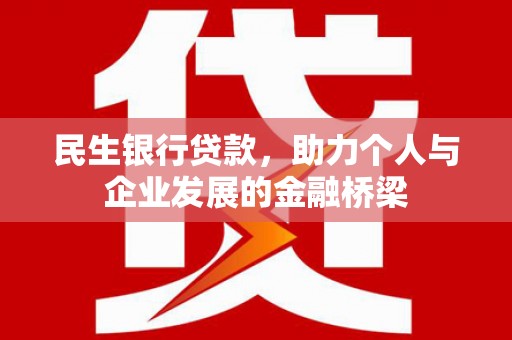 台西民生银行贷款，助力个人与企业发展的金融桥梁