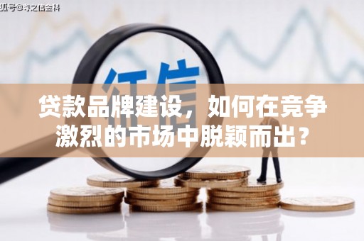台西贷款品牌建设，如何在竞争激烈的市场中脱颖而出？