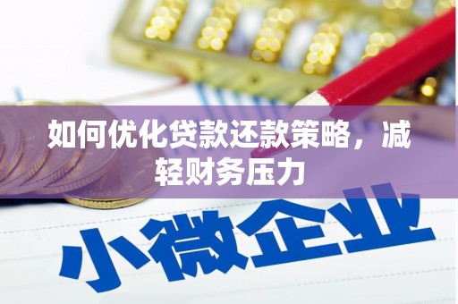 台西如何优化贷款还款策略，减轻财务压力