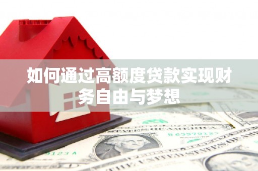 台西如何通过高额度贷款实现财务自由与梦想