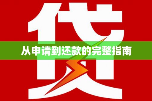 台西从申请到还款的完整指南