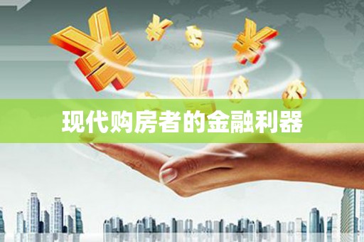 台西现代购房者的金融利器