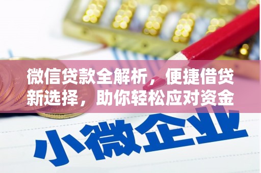 台西微信贷款全解析，便捷借贷新选择，助你轻松应对资金需求